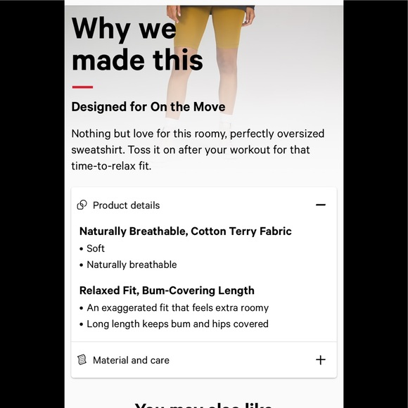 ❤️LULULEMON PERFECTLY OVERSIZED CREW* LOGO-WHITE❤️ - Picture 8 of 12